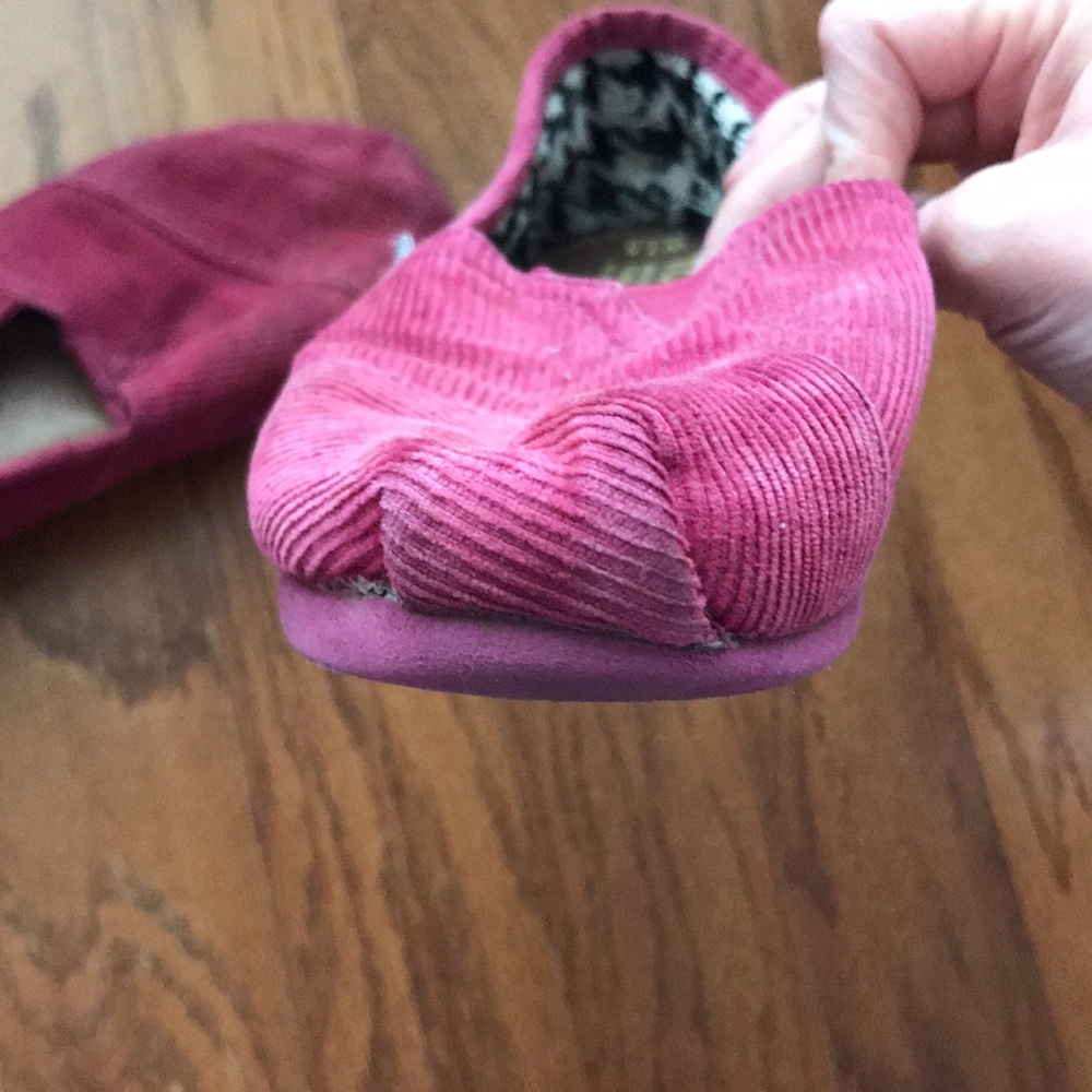 Pink Corduroy Toms - Picture 9 of 15
